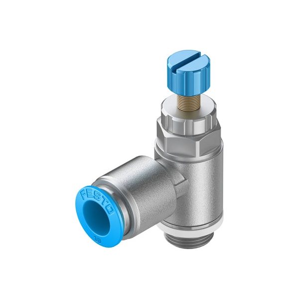 One-Way Flow Control Valve GRLA-1/4-QS-10-RS-D